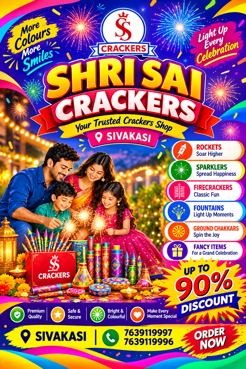 Safe quality crackers collection
